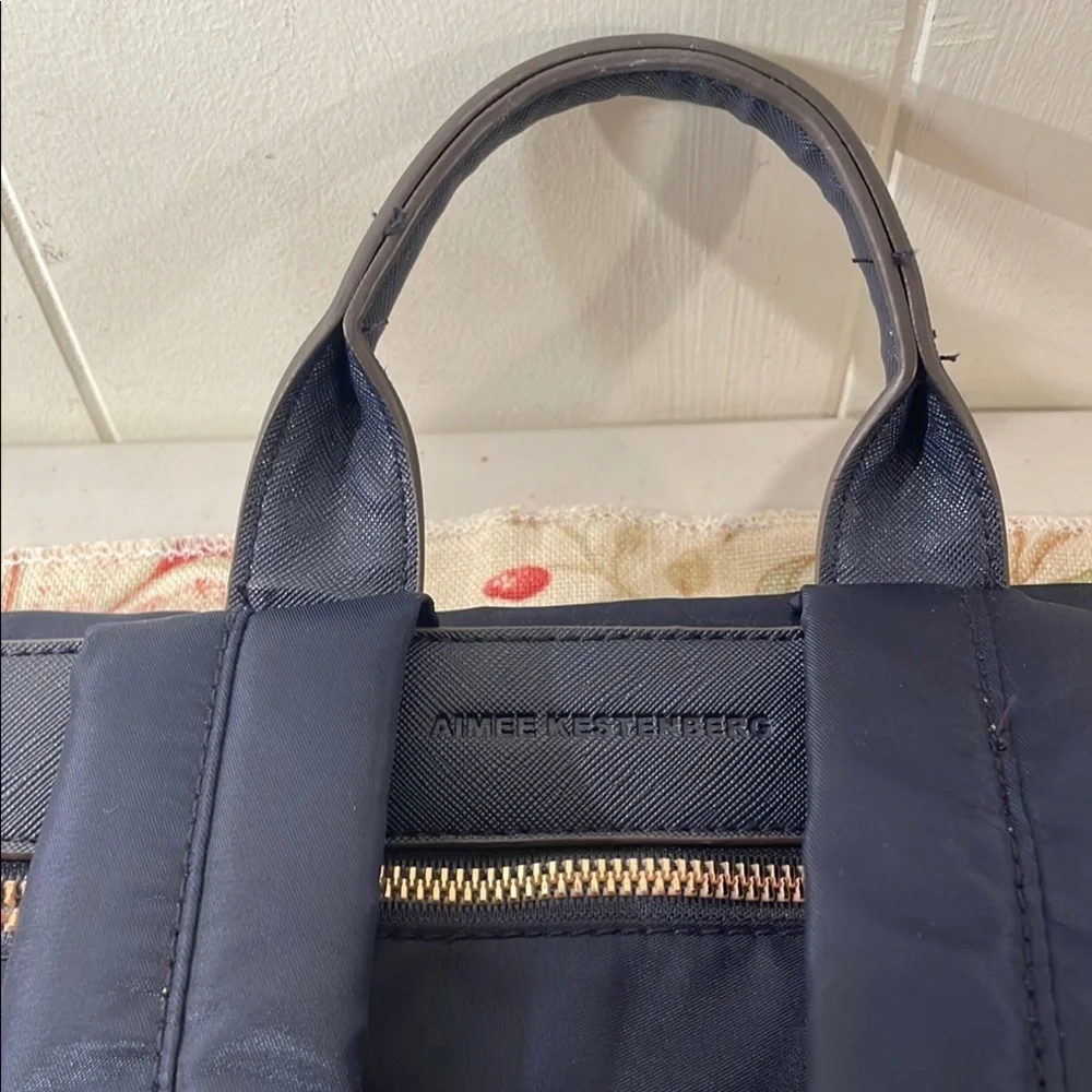 Aimee Kestenberg Blue Structured Backpack with Durable Fabric